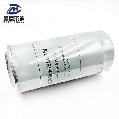 Filtre à huile métallique pour pièces de moteurs Sino pièces de camions Sino Filtre à huile métallique