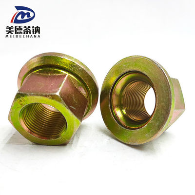 Roue arrière en acier Flange hexagonale soudage Noix auto-verrouillable avec revêtement galvanisé