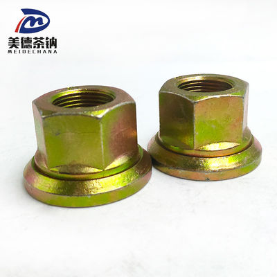 Roue arrière en acier Flange hexagonale soudage Noix auto-verrouillable avec revêtement galvanisé
