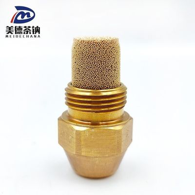 Nozzle de brûleur de carburant à huile diesel à gaz pour combustion de chaudière Atomisation de l'air à 45 degrés