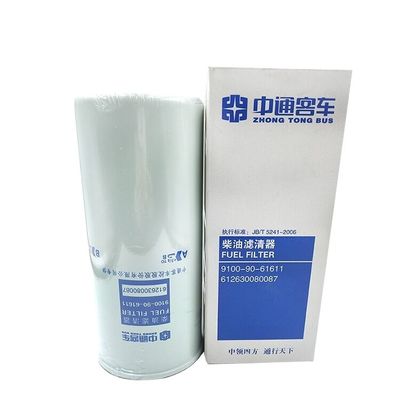 Filtre à huile pour bus 9100-90-61611612630080087 et abordable pour les pièces automobiles chinoises