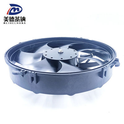 Une solution de refroidissement puissante en plastique noir 12V et 24V ventilateur à condensateur pour le climatiseur de bus