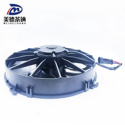 Une solution de refroidissement puissante en plastique noir 12V et 24V ventilateur à condensateur pour le climatiseur de bus