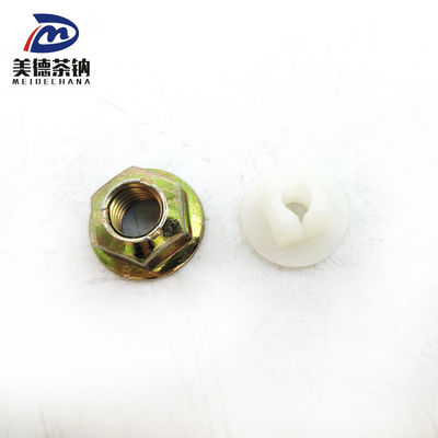 Noix de verrouillage de flange hexagonale en acier inoxydable standard pour fixation précise