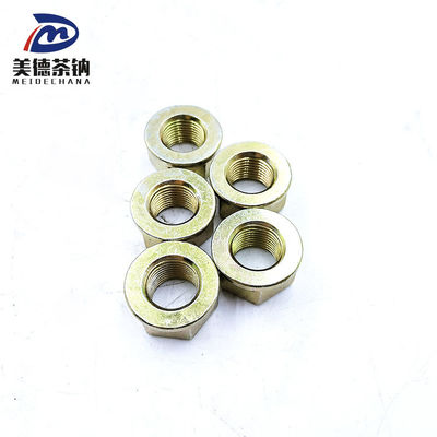 Noix de verrouillage à flanges hexagonales pour camions FAW Charbon jaune en acier galvanisé Standard T32716T
