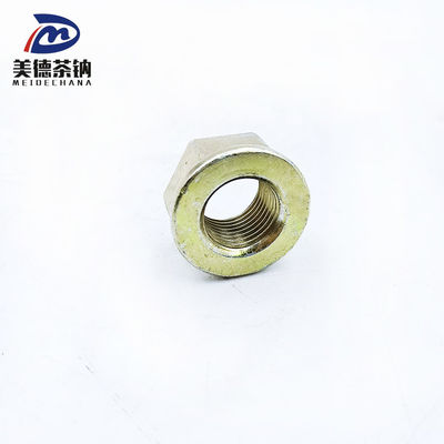 Noix de verrouillage à flanges hexagonales pour camions FAW Charbon jaune en acier galvanisé Standard T32716T