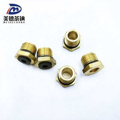 3506420-1500 M10 Noix hexagonale soudée à verrouillage automatique avec assemblage d'anneau d'étanchéité Noix de roue de couleur claire