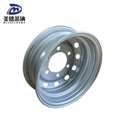Disque de roue de pneu soudé à la machine en argent, roue de camion en acier tubulaire, jante 3101015-DR850M