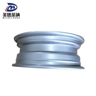 Disque de roue de pneu soudé à la machine en argent, roue de camion en acier tubulaire, jante 3101015-DR850M