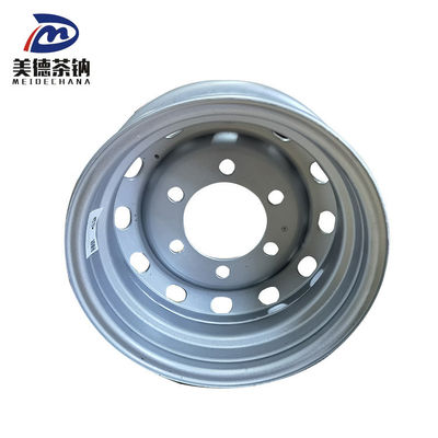 Disque de roue de pneu soudé à la machine en argent, roue de camion en acier tubulaire, jante 3101015-DR850M