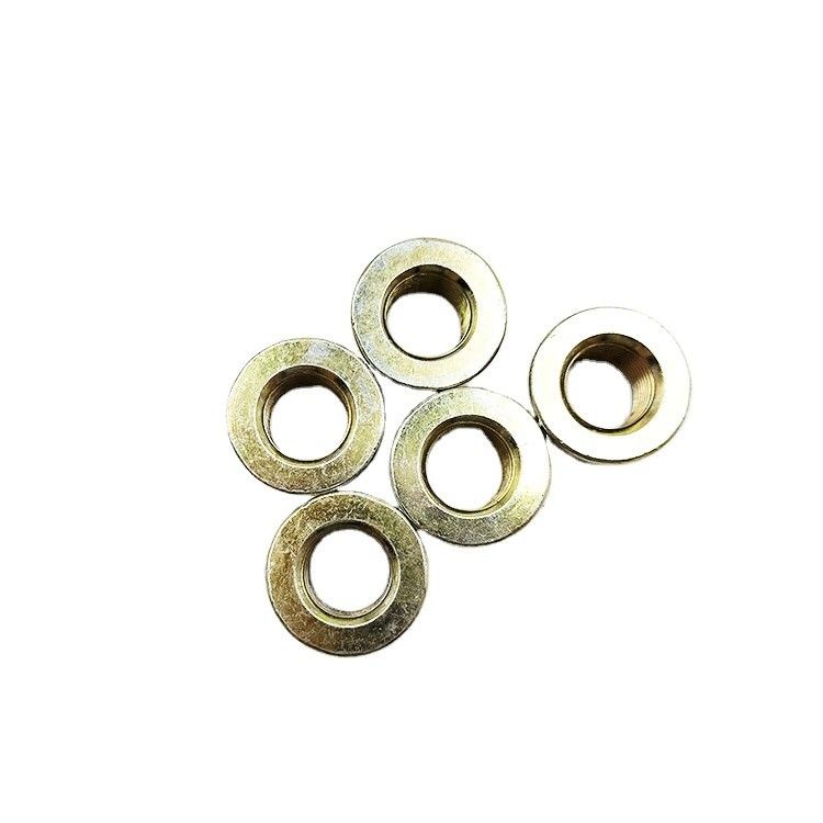 Noix de verrouillage à flanges hexagonales pour camions FAW Charbon jaune en acier galvanisé Standard T32716T